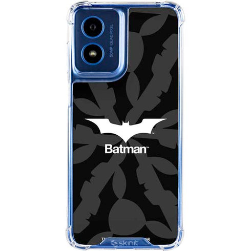 DC Comics Batman Dark Knight Logo Moto G 5G (2024) Clear Case